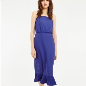 oasis botanical scarf column dress